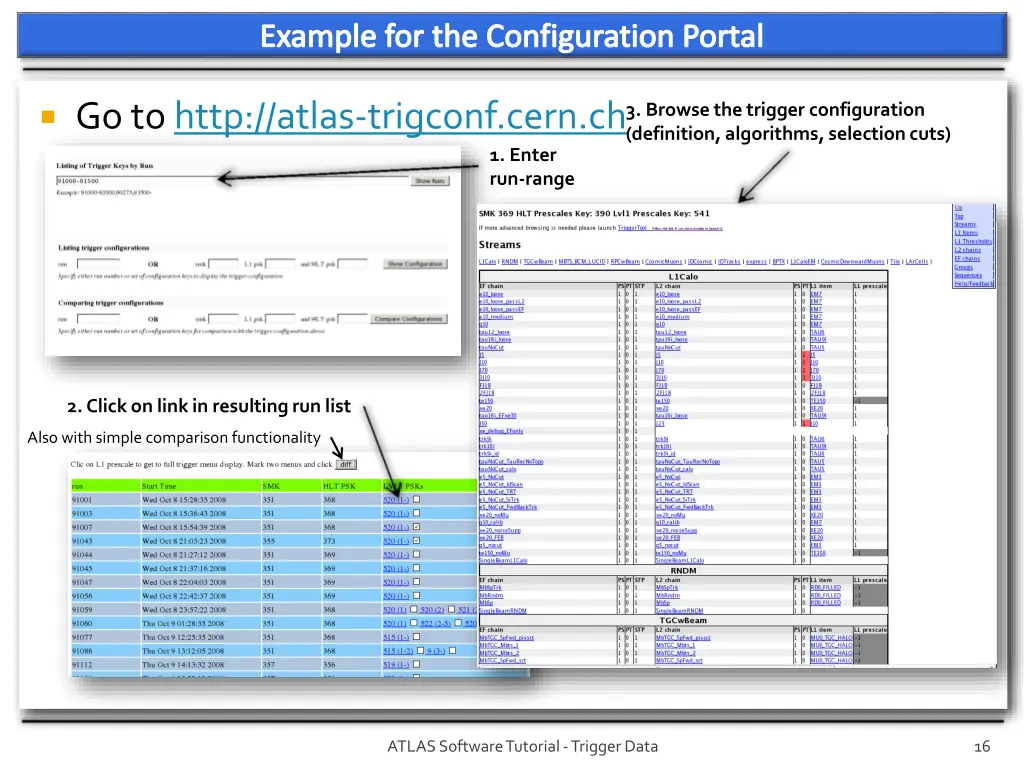 example for the configuration portal