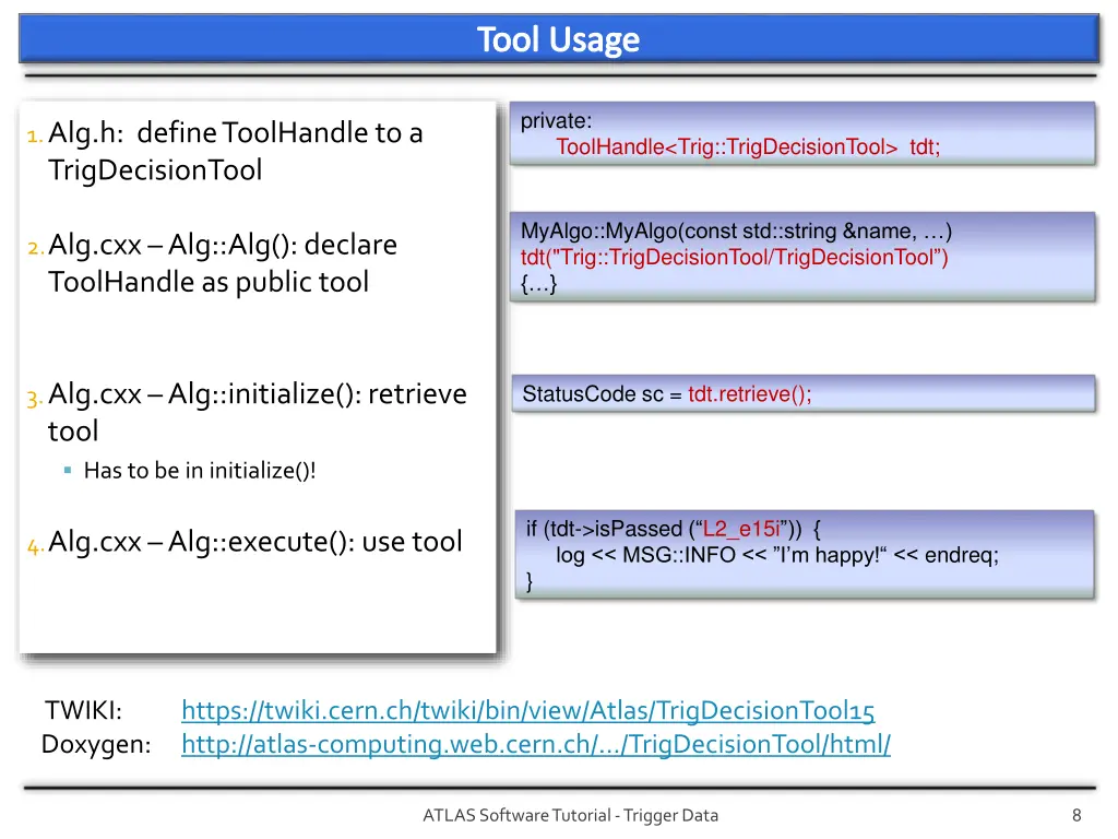 tool usage