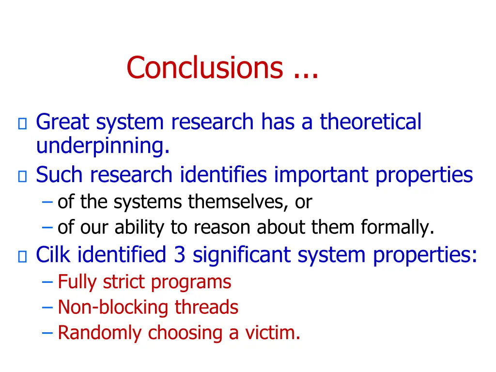 conclusions 2