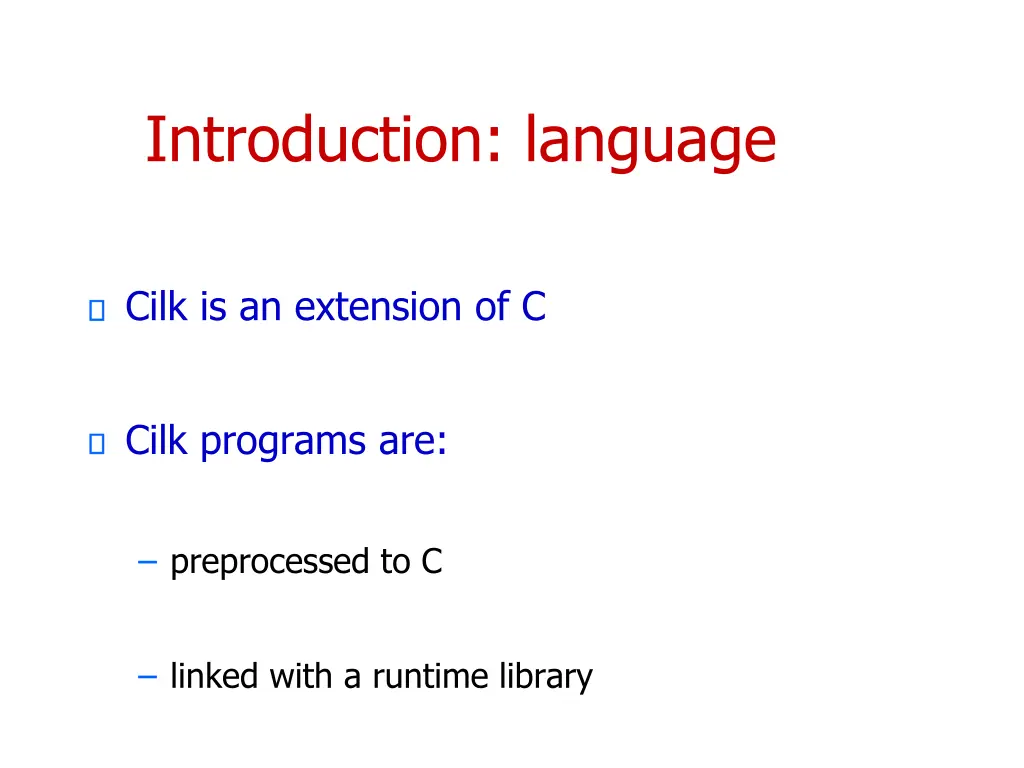 introduction language