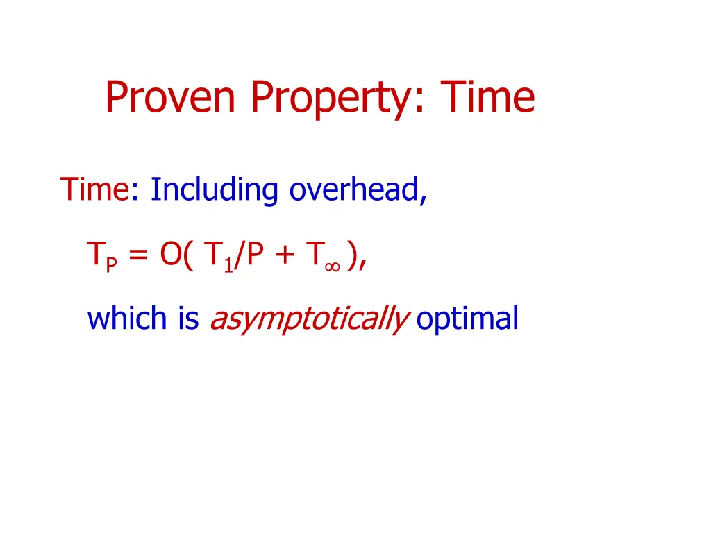 proven property time