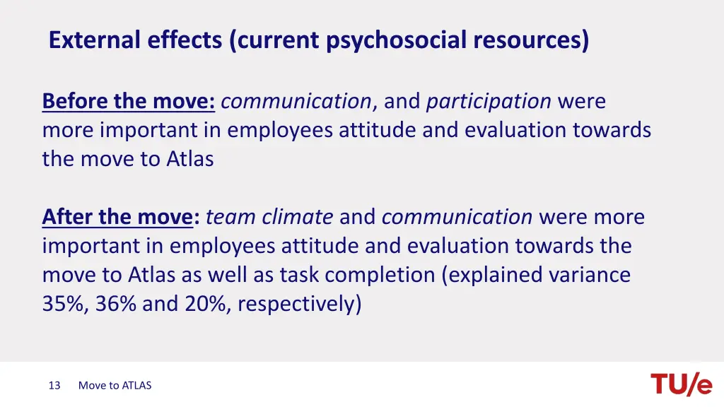 external effects current psychosocial resources