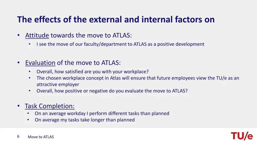 the effects of the external and internal factors