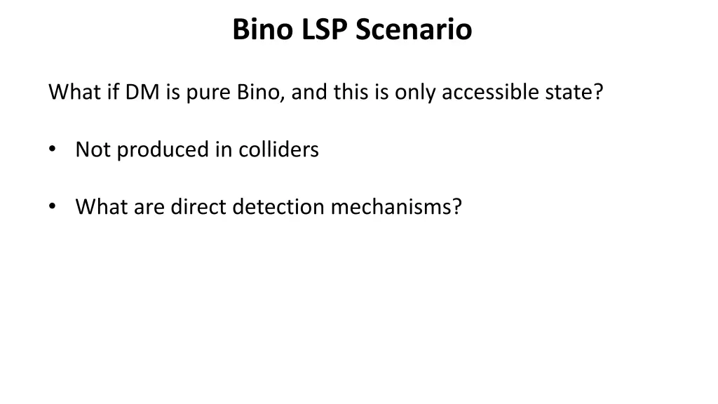 bino lsp scenario