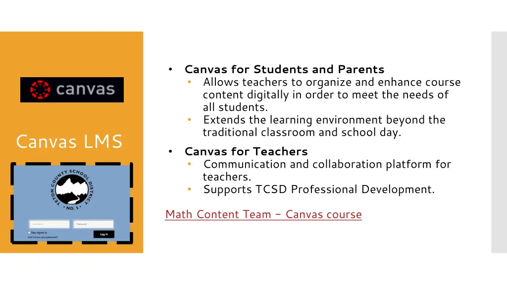 canvas for students and parents allows teachers