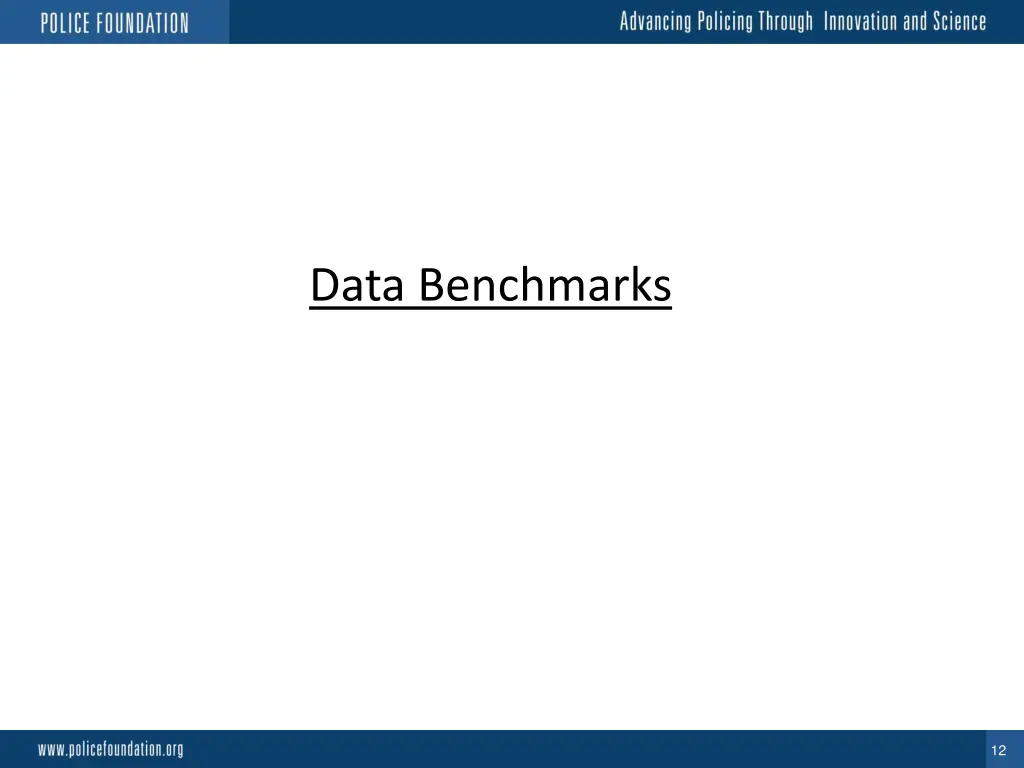 data benchmarks