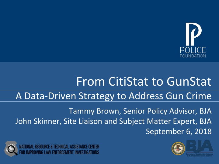 from citistat to gunstat a data driven strategy