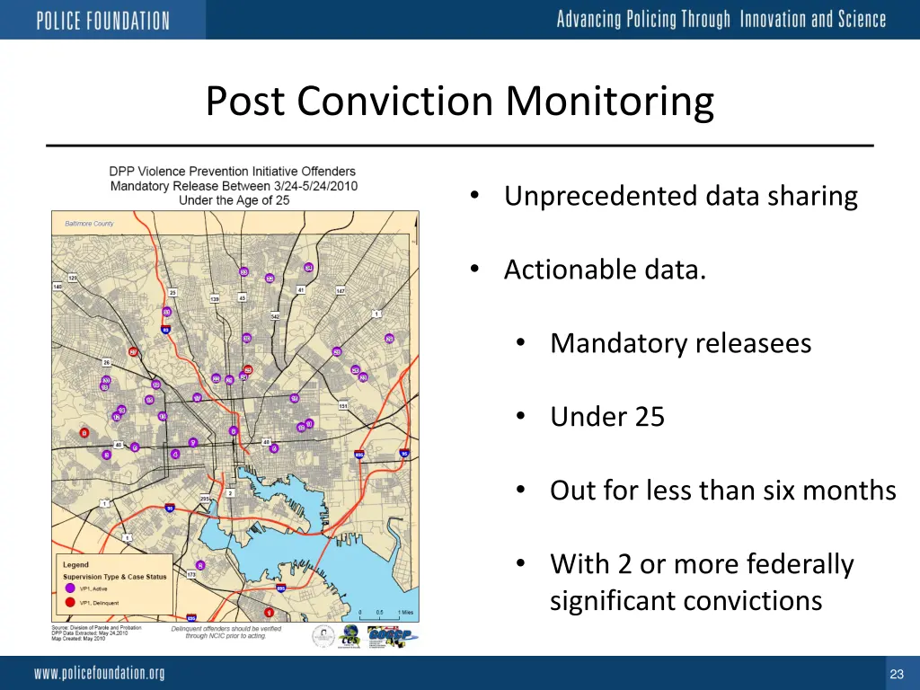 post conviction monitoring