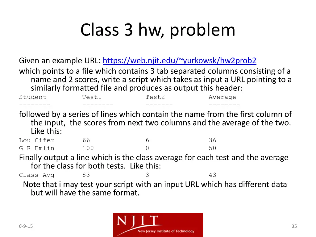 class 3 hw problem