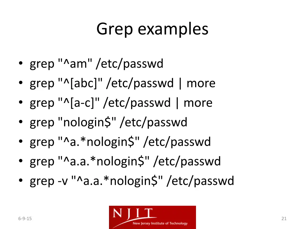 grep examples