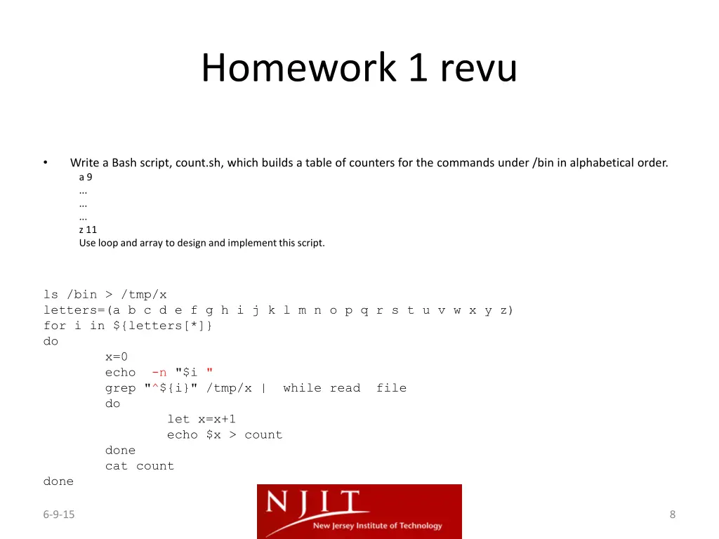 homework 1 revu