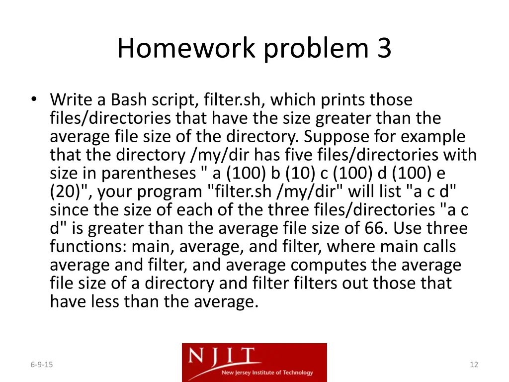 homework problem 3