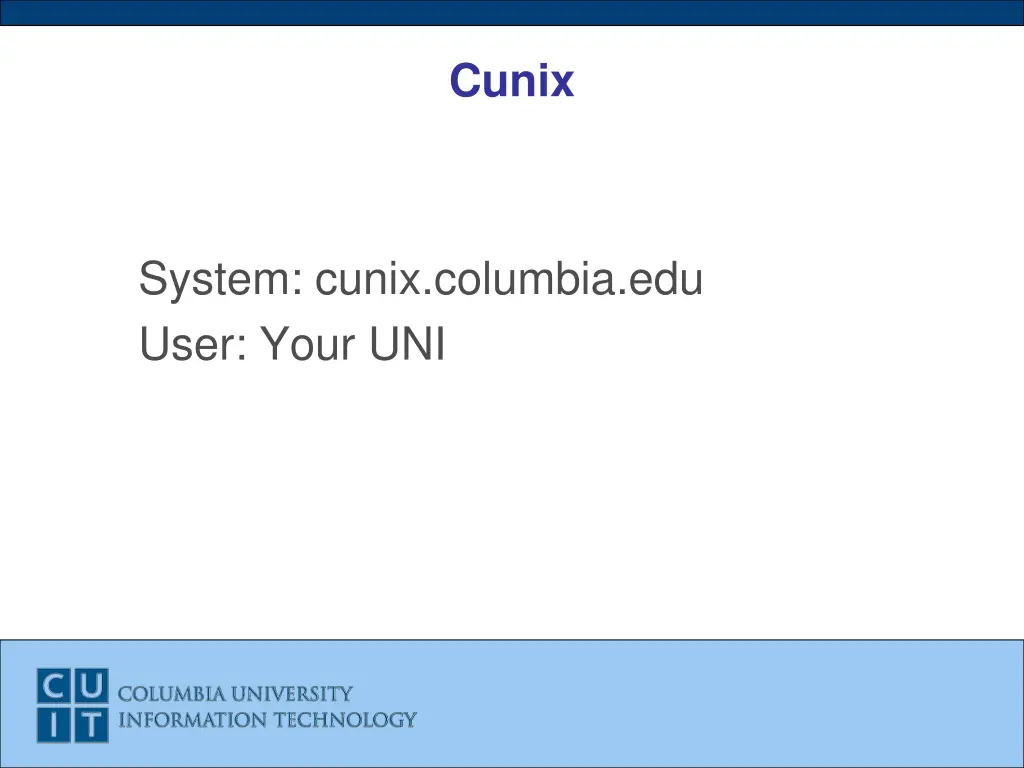 cunix