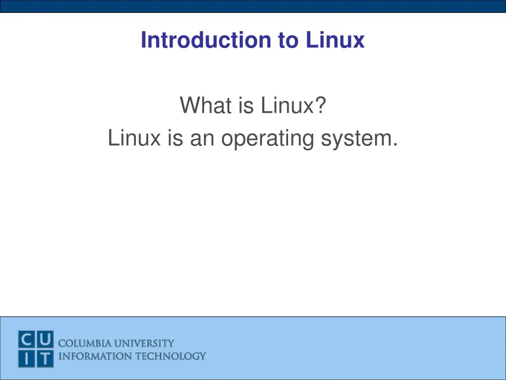 introduction to linux