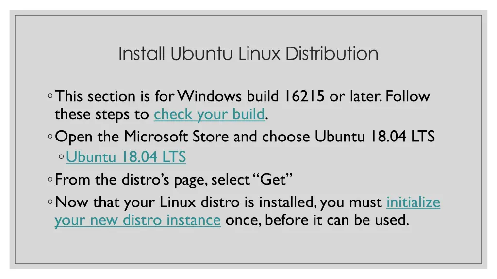 install ubuntu linux distribution