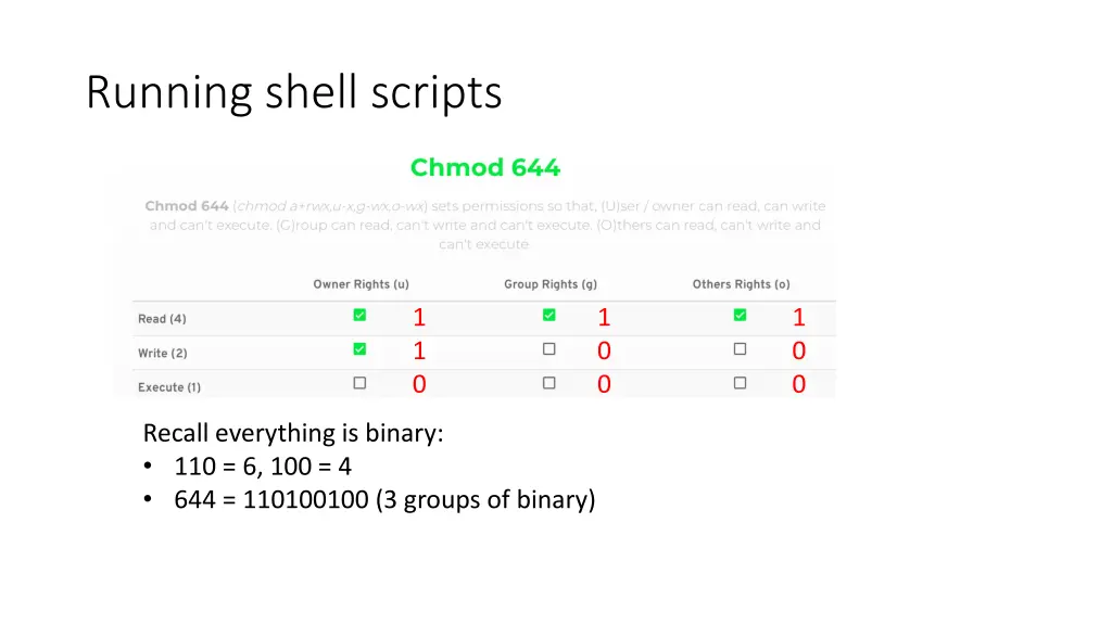 running shell scripts 1