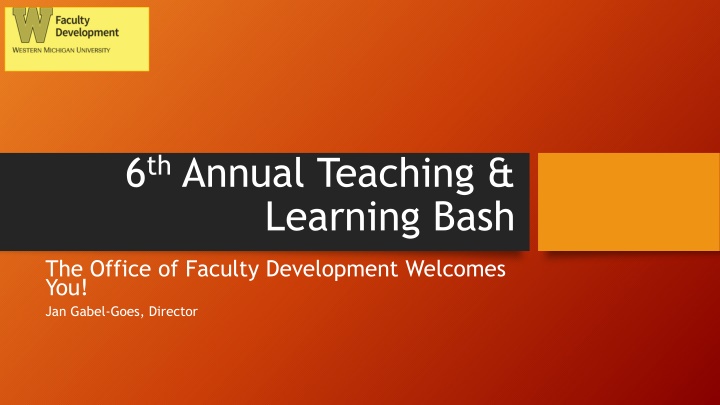 6 th annual teaching learning bash