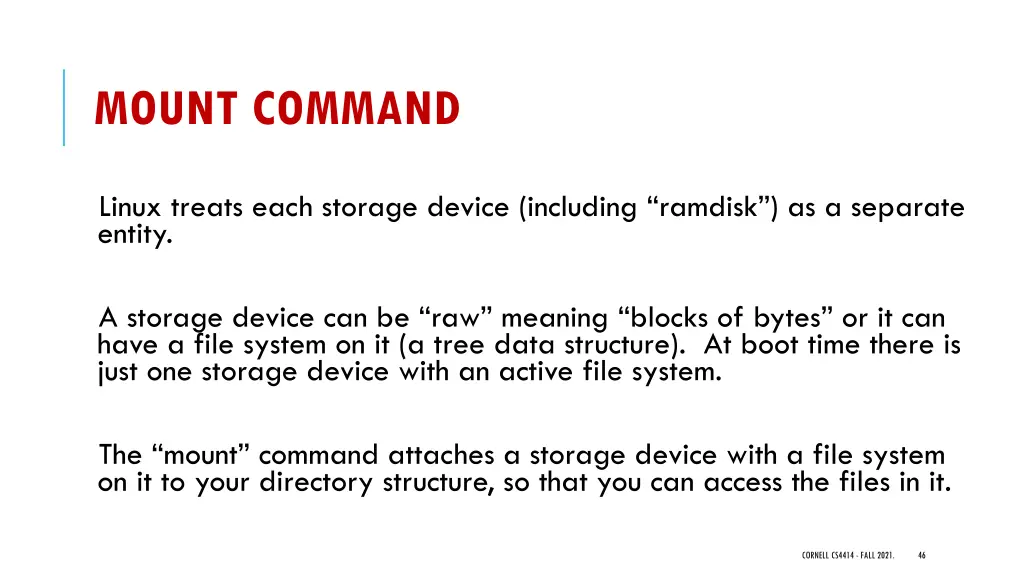 mount command