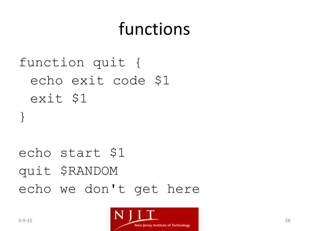 functions