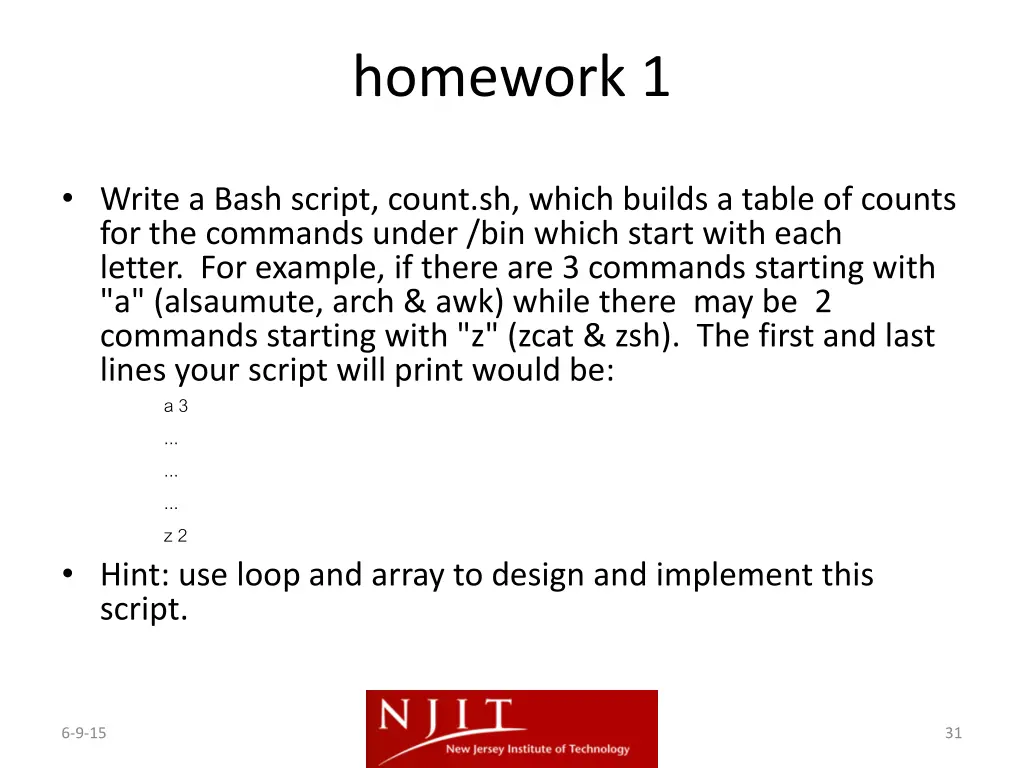 homework 1