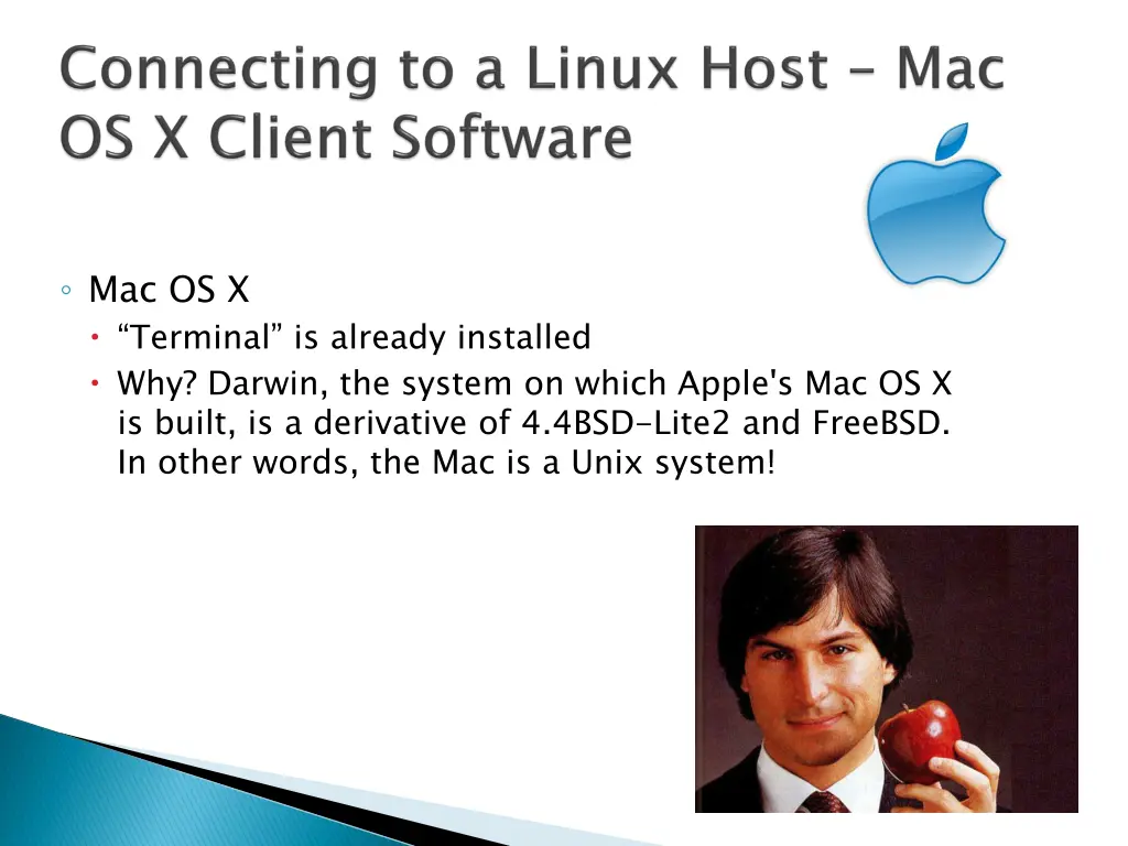 mac os x terminal is already installed why darwin