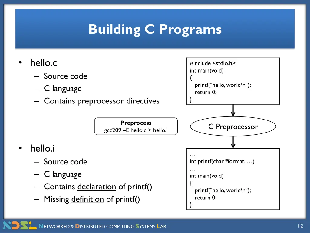 building c programs