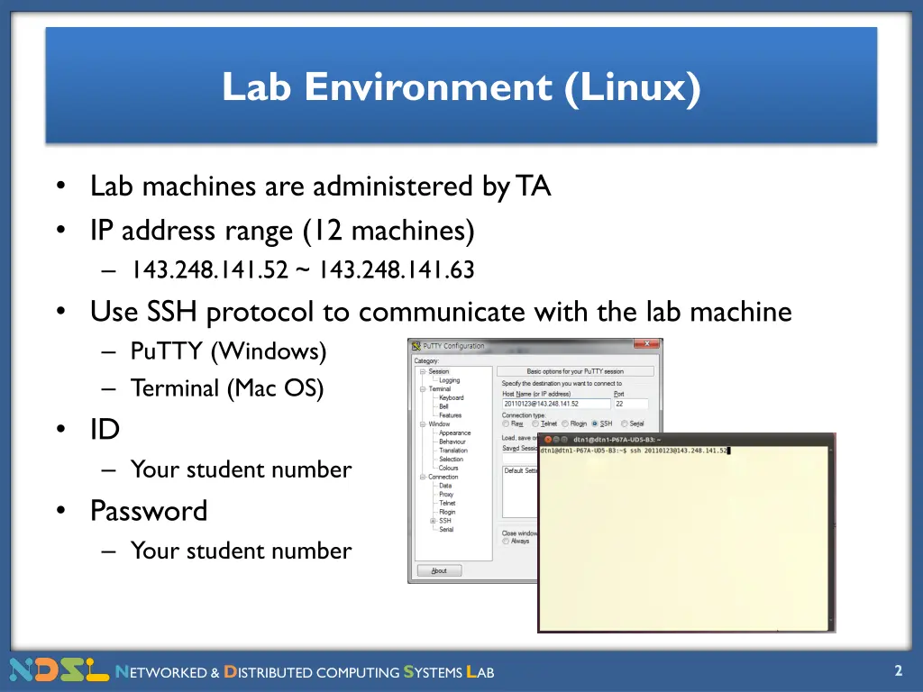 lab environment linux