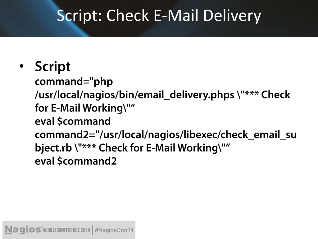 script check e mail delivery 1