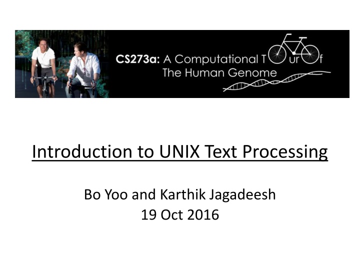 introduction to unix text processing