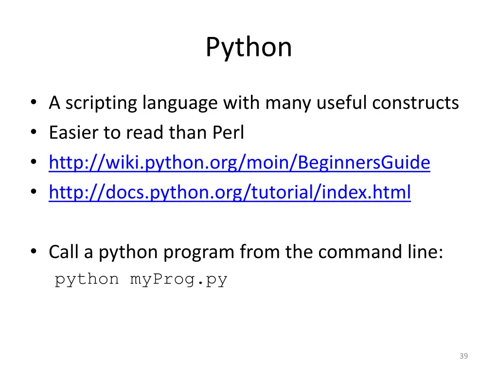 python