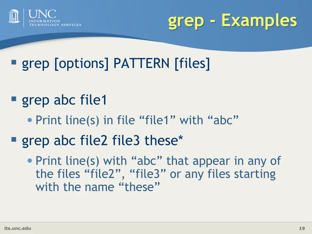 grep examples