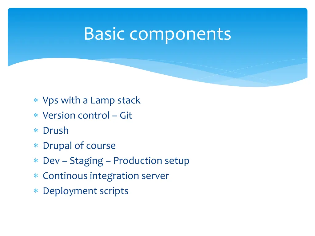 basic components