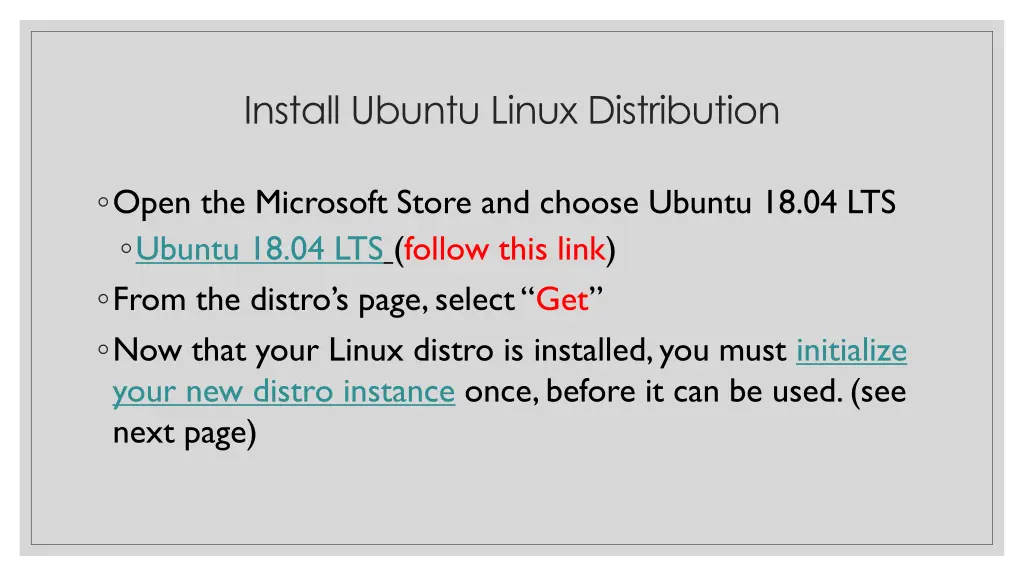 install ubuntu linux distribution