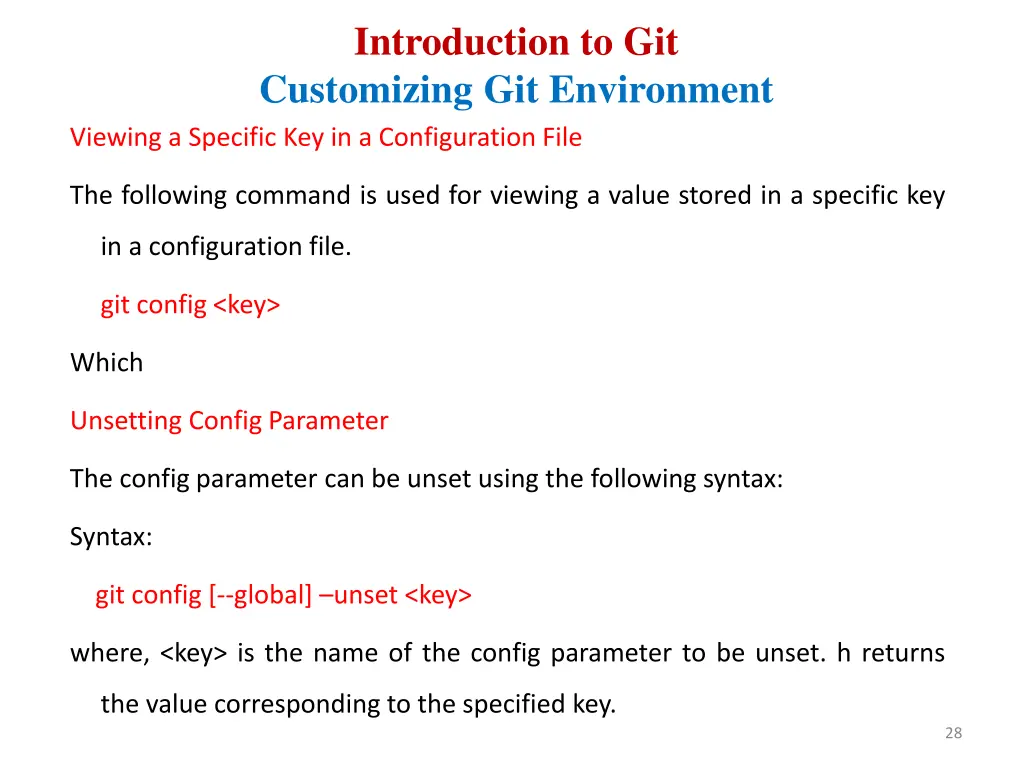 introduction to git customizing git environment 1