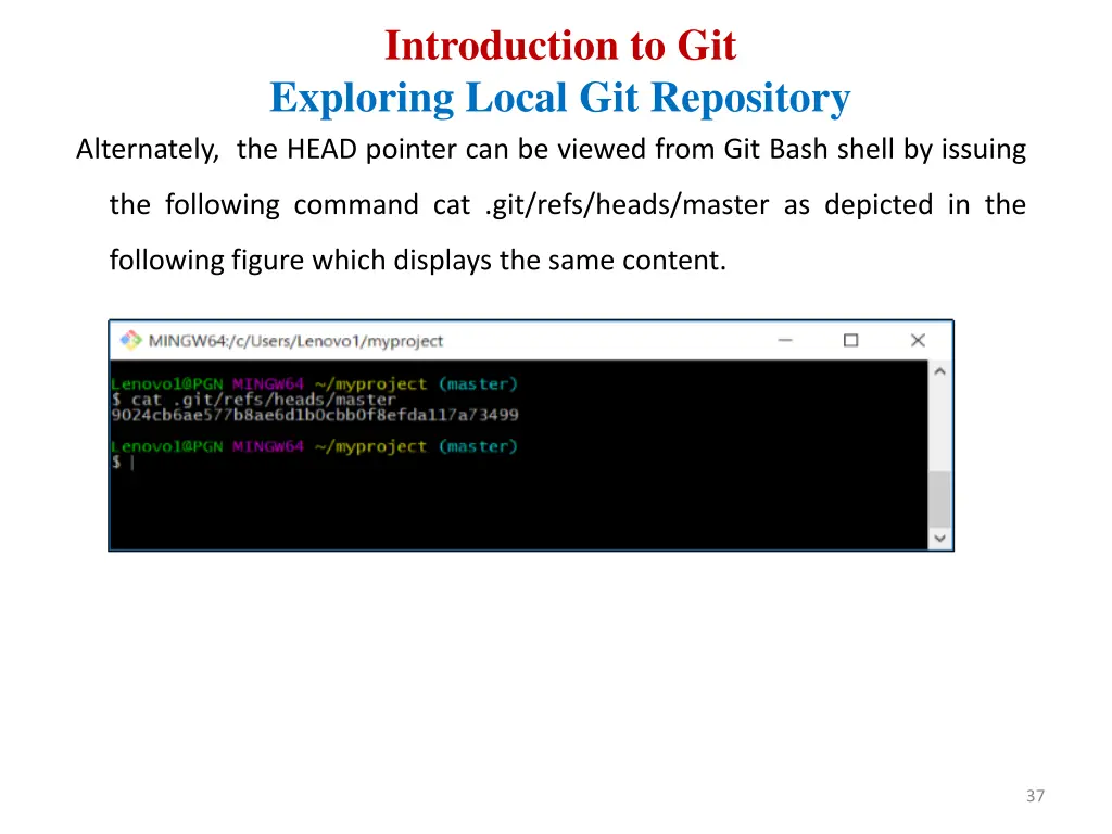 introduction to git exploring local 7