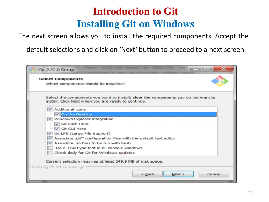 introduction to git installing git on windows 3