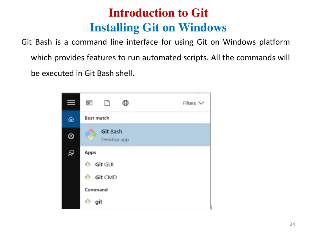 introduction to git installing git on windows 4