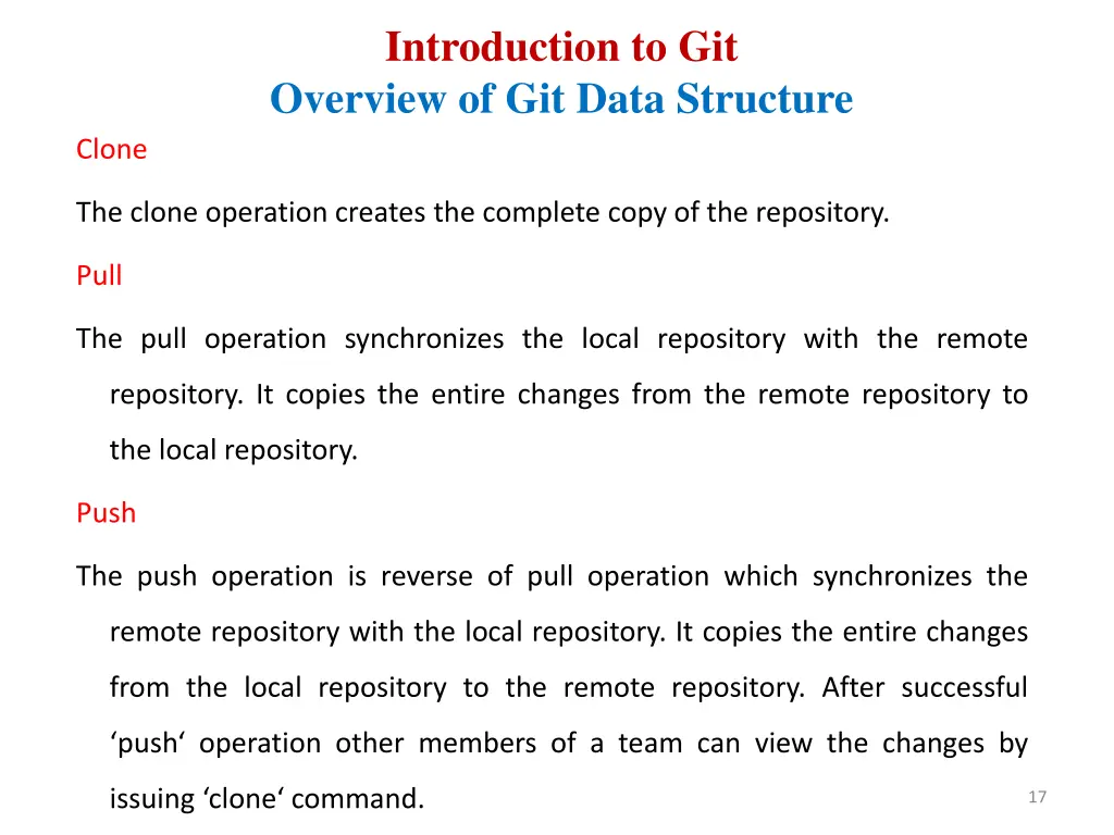 introduction to git overview of git data structure 2