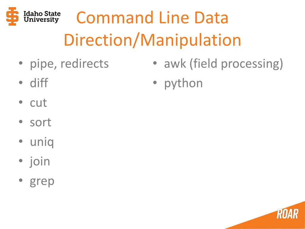 command line data direction manipulation pipe