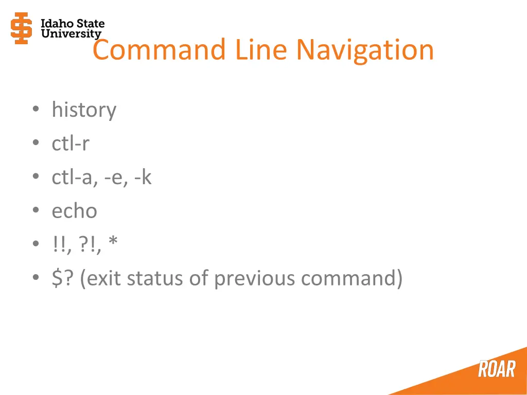 command line navigation 1