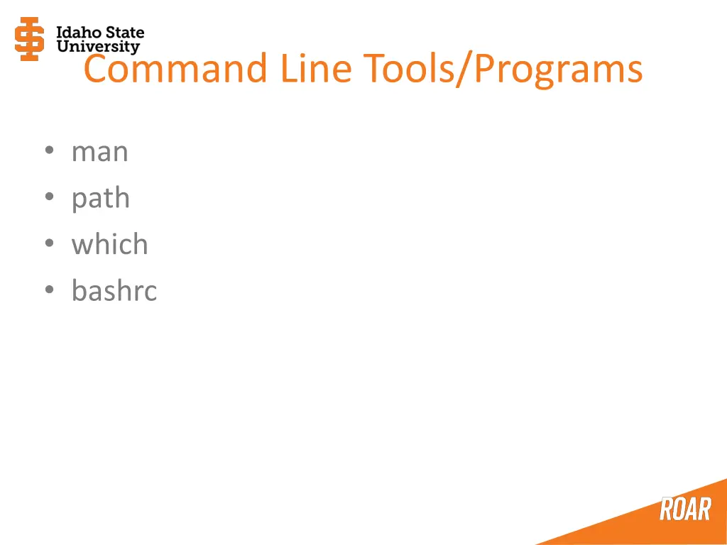 command line tools programs