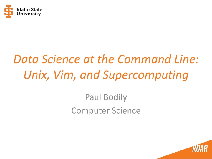 data science at the command line unix