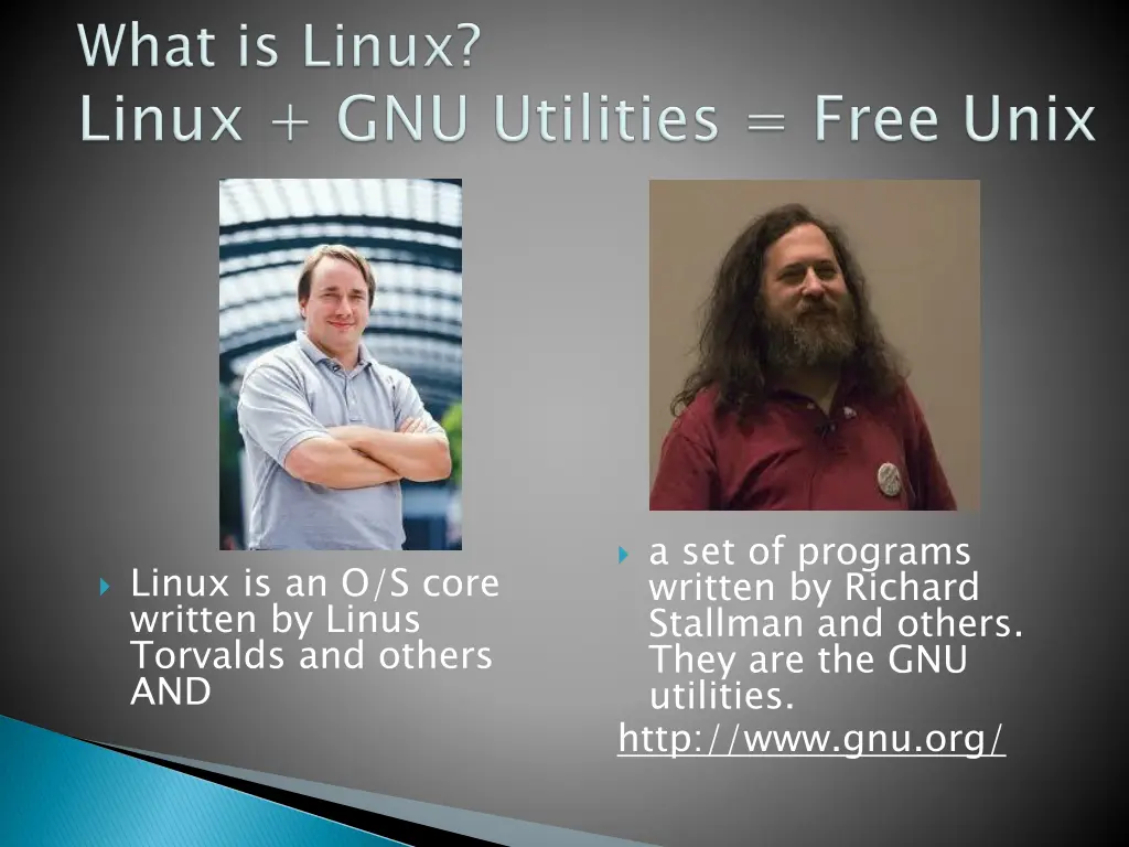 a set of programs written by richard stallman