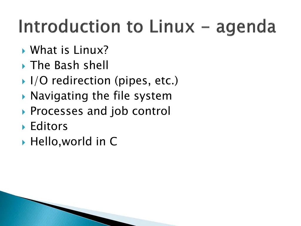 what is linux the bash shell i o redirection