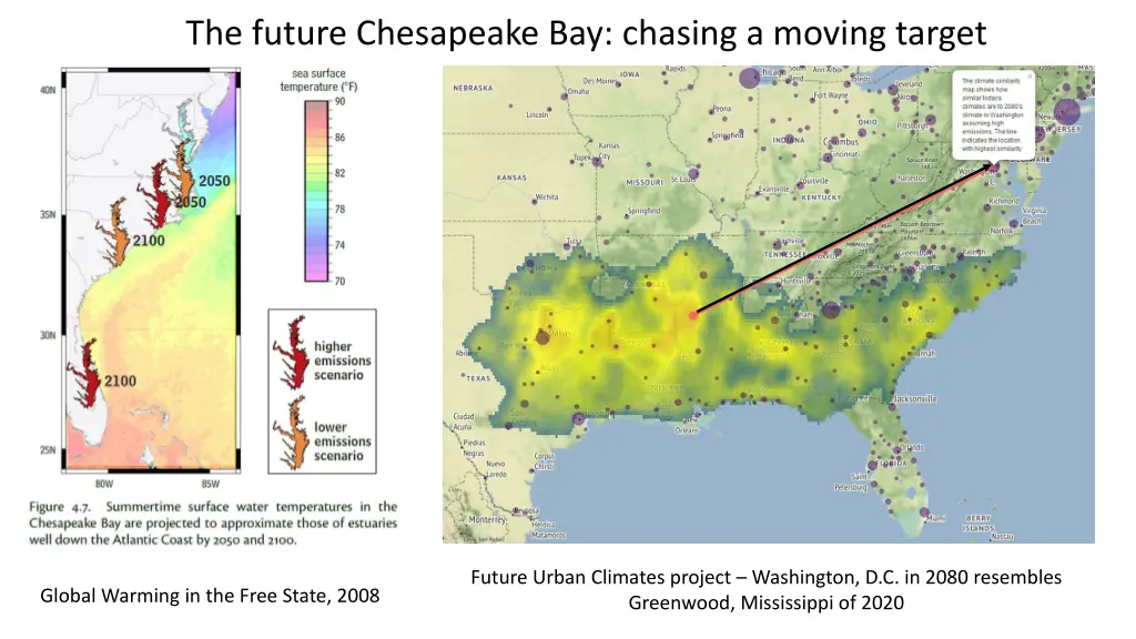 the future chesapeake bay chasing a moving target