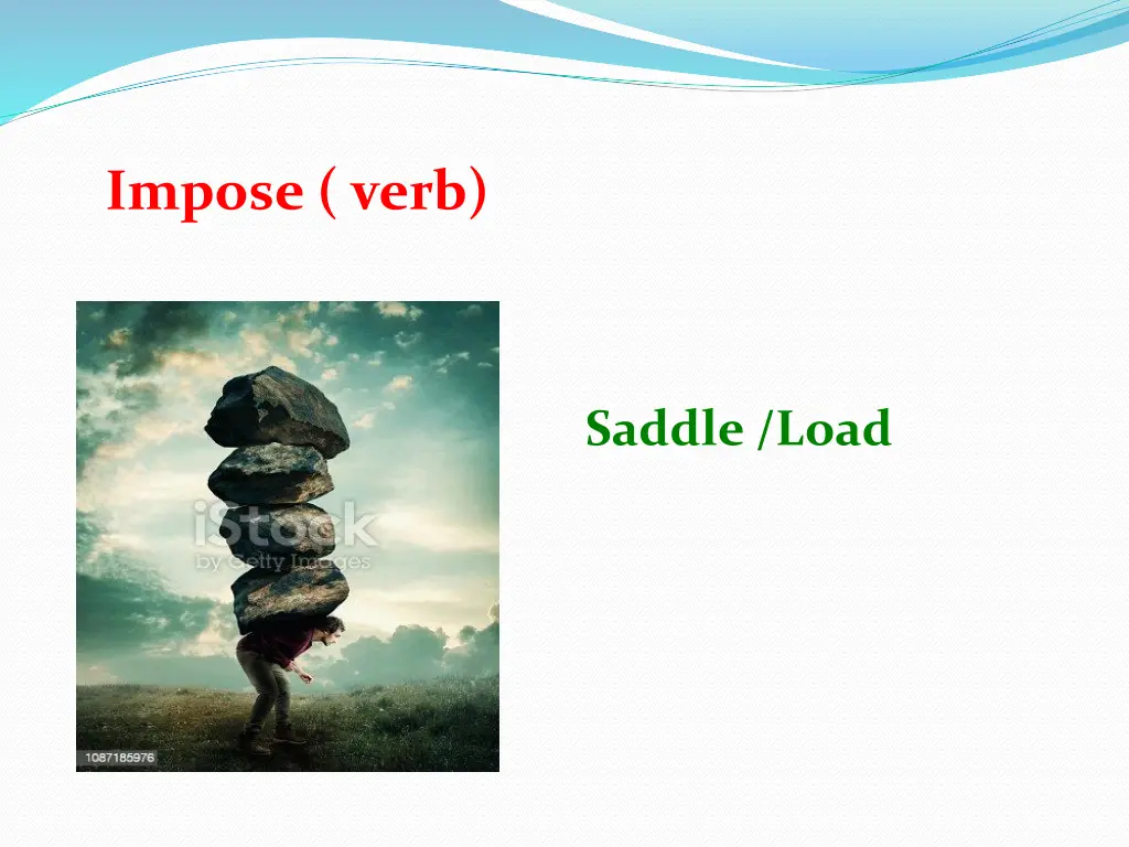 impose verb