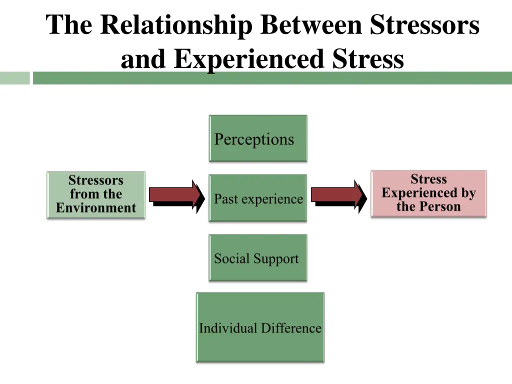 the relationship between stressors