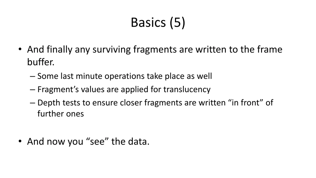 basics 5