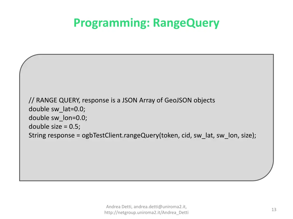 programming rangequery