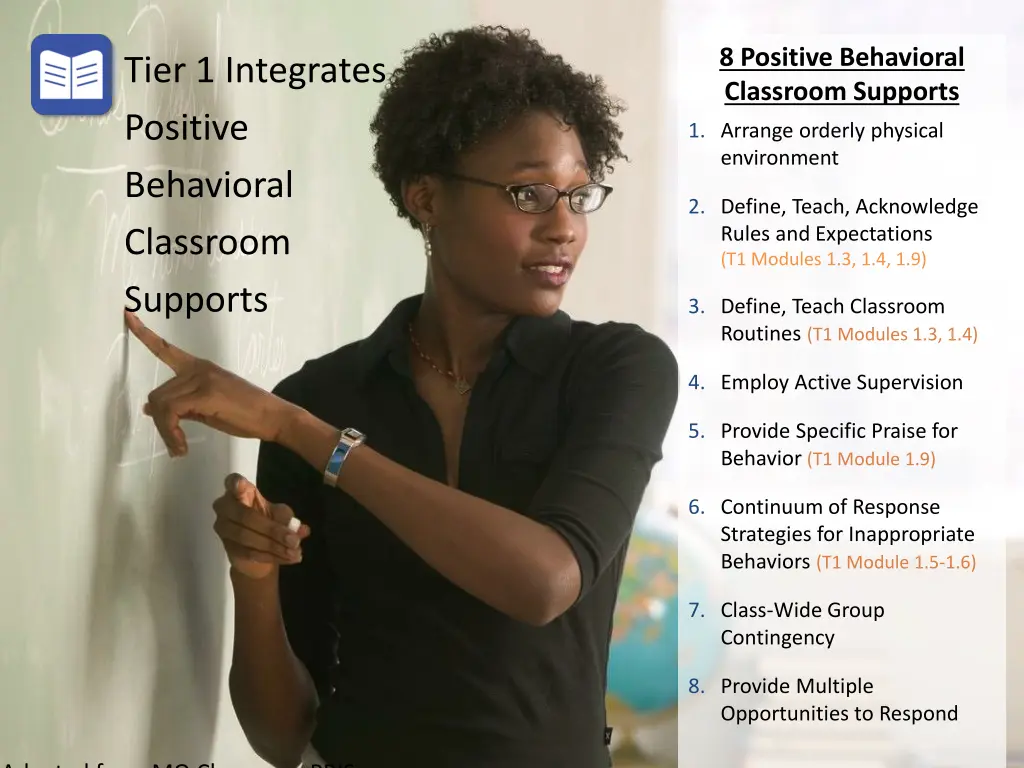 8 positive behavioral classroom supports